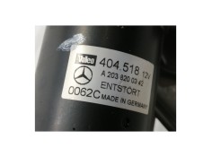 Recambio de motor limpia delantero para mercedes-benz clase c (w203) sportcoupe c 200 compressor (203.745) referencia OEM IAM A2 2