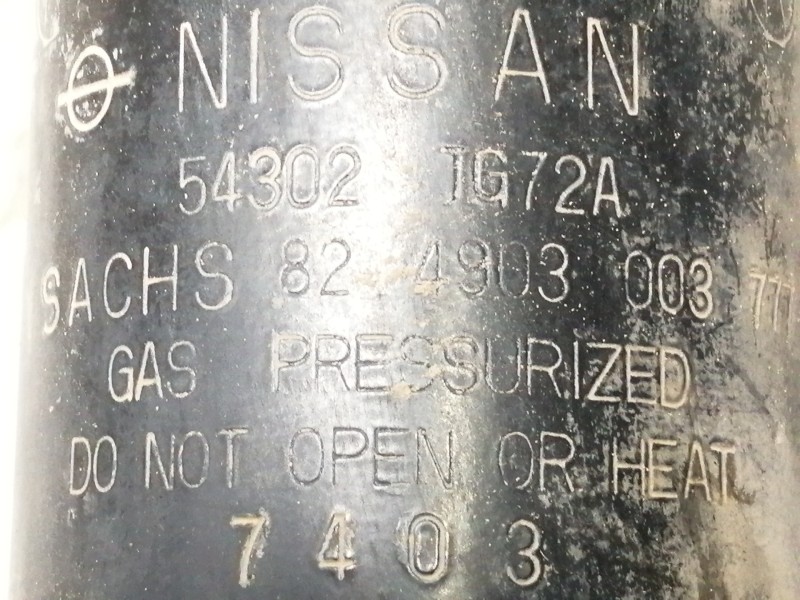Recambio de amortiguador delantero derecho para nissan x-trail (t31) se referencia OEM IAM 824903003777 54302TG72A 