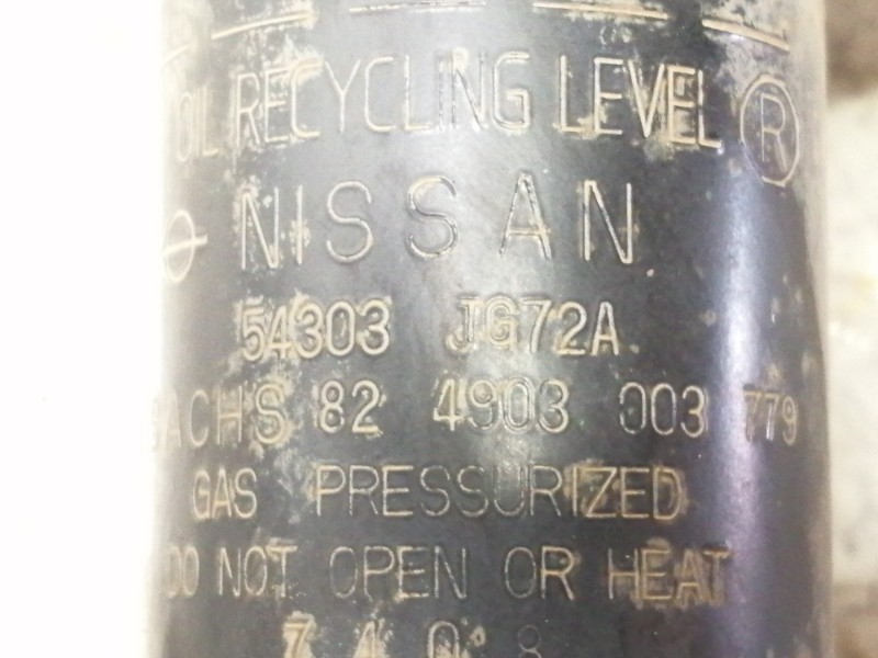 Recambio de amortiguador delantero izquierdo para nissan x-trail (t31) se referencia OEM IAM 824903003779 54303JG2A 