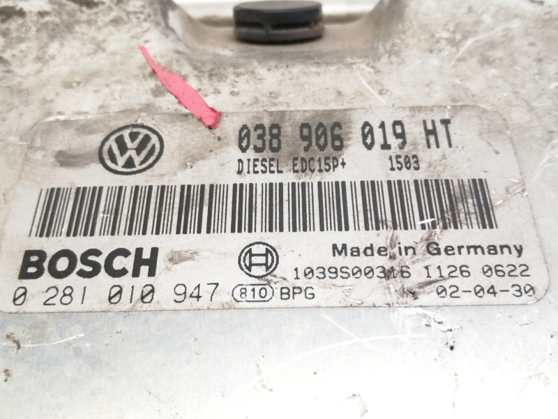 Recambio de centralita motor uce para seat ibiza (6l1) stella referencia OEM IAM 038906019HT  