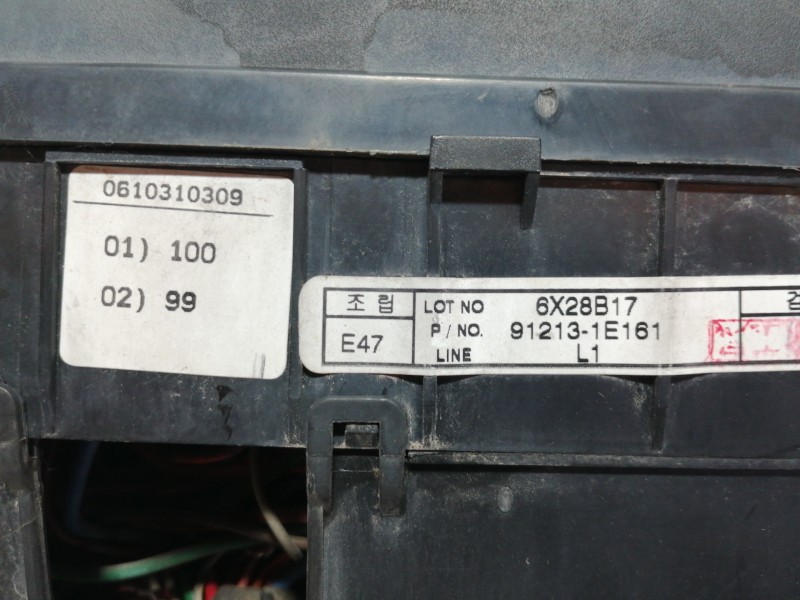 Recambio de caja reles / fusibles para hyundai accent (mc) gl crdi referencia OEM IAM 6X28B17 919401E101 / 91213 912131E161