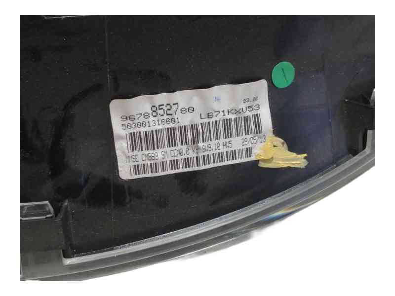 Recambio de cuadro instrumentos para citroën berlingo station wagon sx multispace referencia OEM IAM 9678852780  