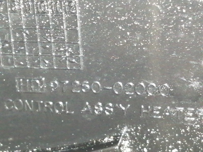 Recambio de mando calefaccion / aire acondicionado para hyundai atos prime (mx) gls (2003) referencia OEM IAM 9725002000  