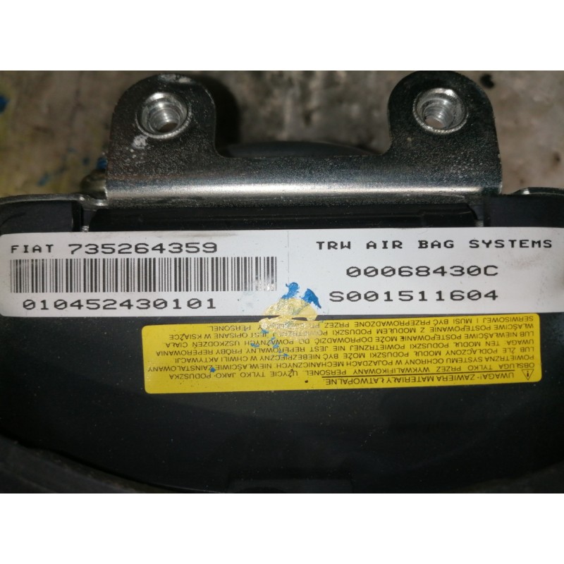 Recambio de airbag delantero izquierdo para fiat seicento (187) active referencia OEM IAM 735264359 010452430101 00068430C S0015