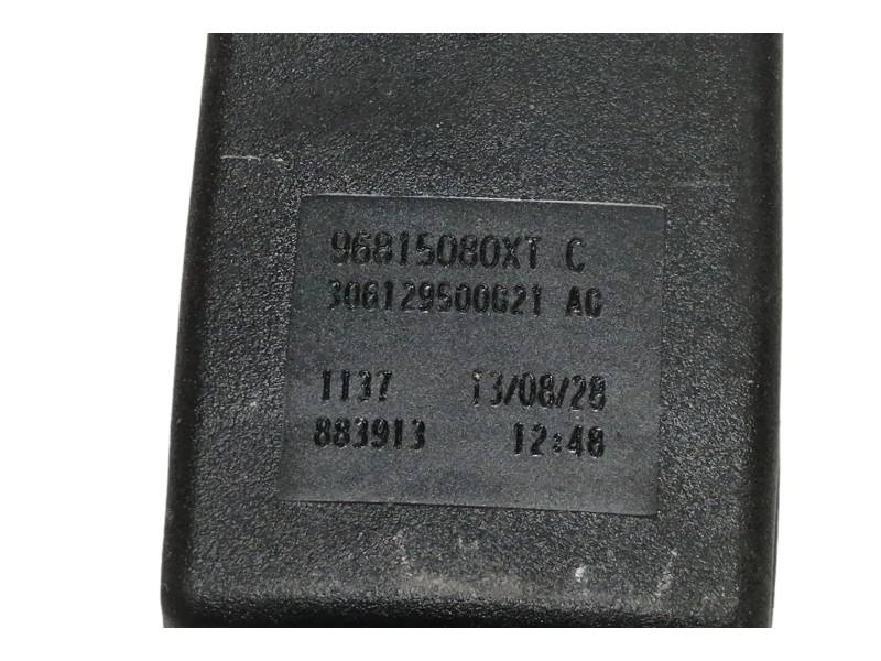 Recambio de enganche cinturon delantero derecho para citroën berlingo station wagon sx multispace referencia OEM IAM 96815080XT 