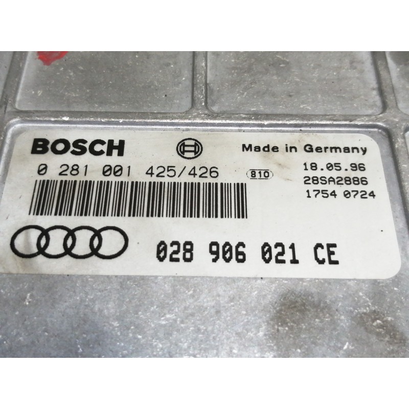 Recambio de centralita motor uce para audi a4 berlina (b5) 1.9 tdi referencia OEM IAM 0281001425  