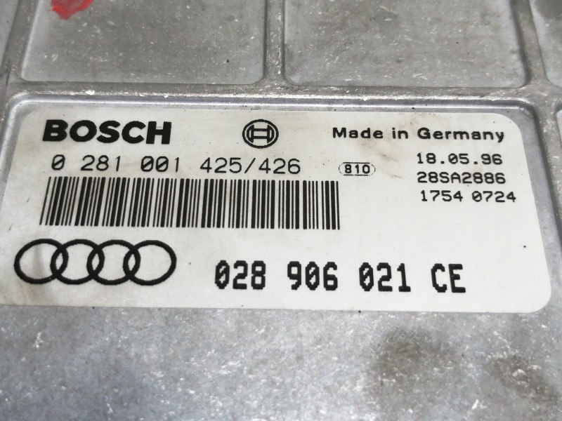 Recambio de centralita motor uce para audi a4 berlina (b5) 1.9 tdi referencia OEM IAM 0281001425  