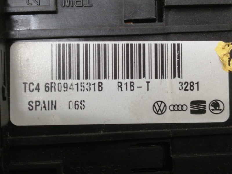 Recambio de mando luces para seat mii (kf1) 1.0 referencia OEM IAM 6R0941531B  
