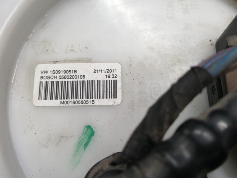 Recambio de aforador para seat mii (kf1) 1.0 referencia OEM IAM 1S0919051B 0580200106 