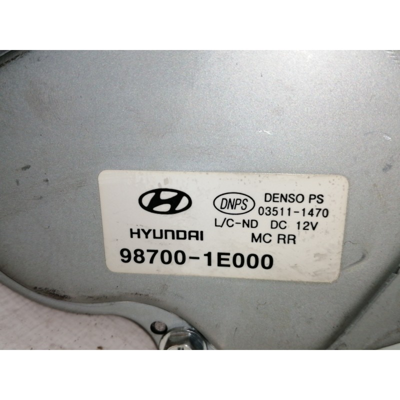 Recambio de motor limpia trasero para hyundai accent (mc) gl crdi referencia OEM IAM 987001E000  