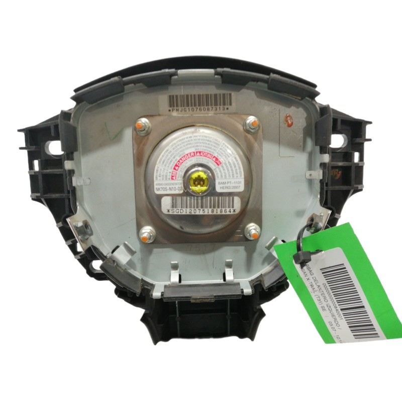 Recambio de airbag delantero izquierdo para nissan x-trail (t31) se referencia OEM IAM NK70SN1002  