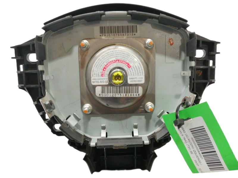 Recambio de airbag delantero izquierdo para nissan x-trail (t31) se referencia OEM IAM NK70SN1002  
