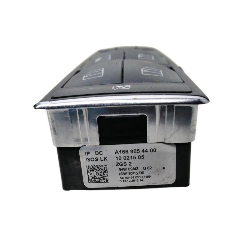 Recambio de mando elevalunas delantero izquierdo para mercedes-benz clase b (w246) b 180 cdi be (246.200) referencia OEM IAM A16