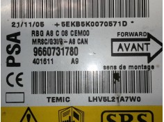 Recambio de centralita airbag para citroën c3 hdi 92 sx plus referencia OEM IAM 9660731780 5EKB5K0070571D LHV5L21A7W0  2