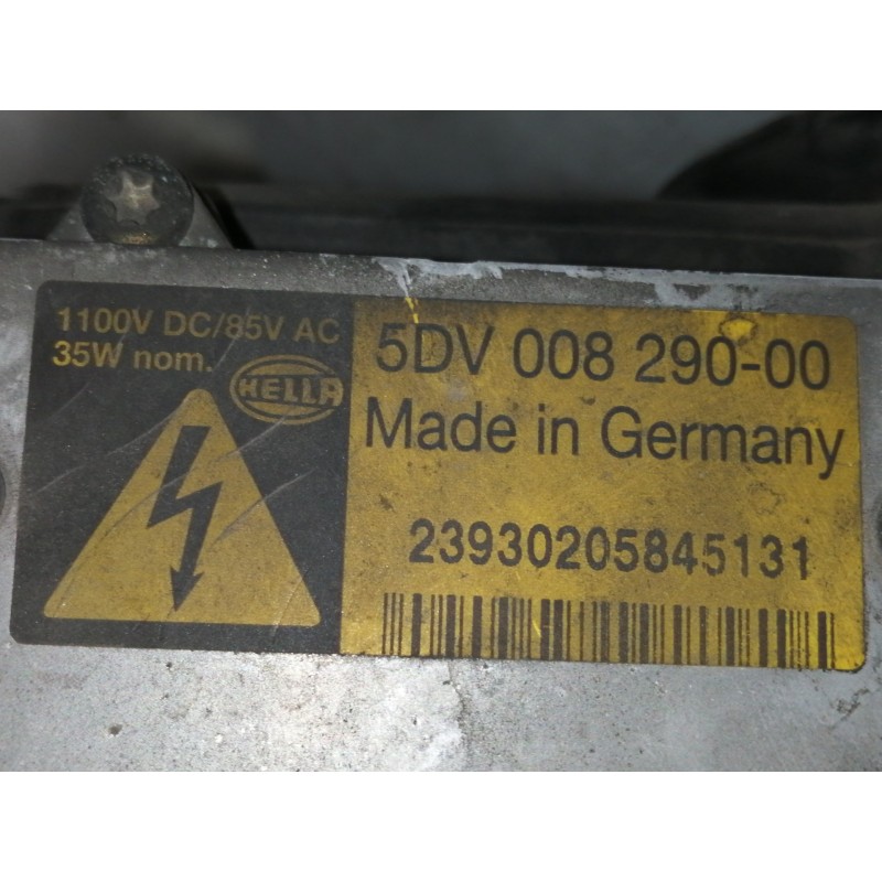 Recambio de faro izquierdo para audi a8 (4e2) 4.2 quattro referencia OEM IAM 5DF00827910 4E0907813 / 15814300LI 15815300LI / 5DV