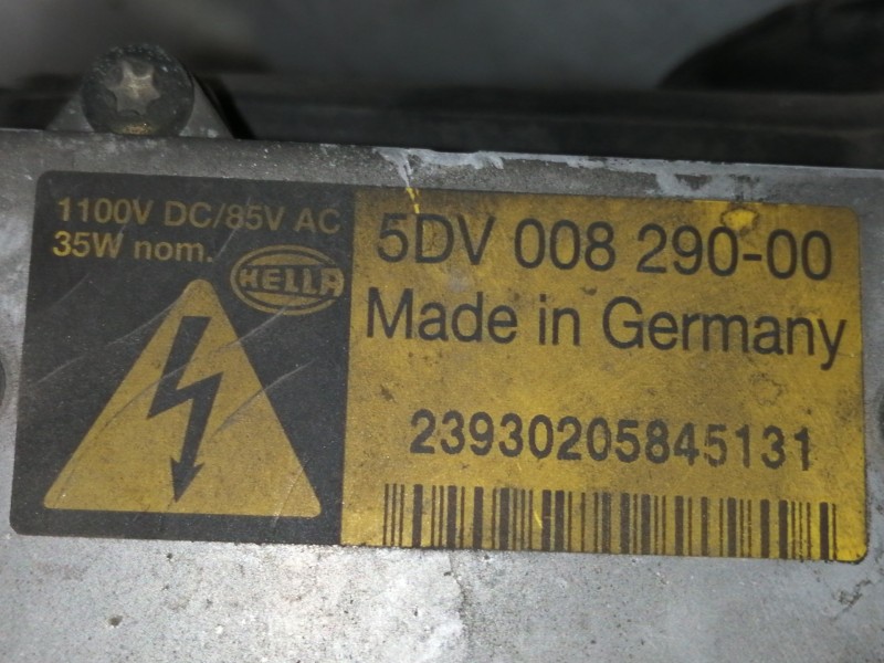 Recambio de faro izquierdo para audi a8 (4e2) 4.2 quattro referencia OEM IAM 5DF00827910 4E0907813 / 15814300LI 15815300LI / 5DV