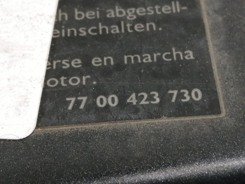 Recambio de panel frontal para renault megane i scenic (ja0) 1.6 16v kaleido referencia OEM IAM 7700423730  