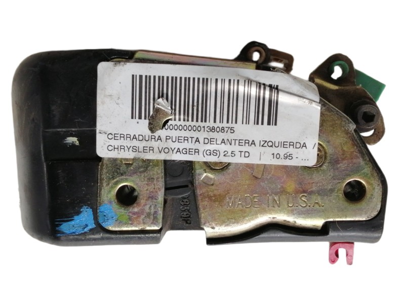 Recambio de cerradura puerta delantera izquierda para chrysler voyager (gs) 2.5 td referencia OEM IAM   
