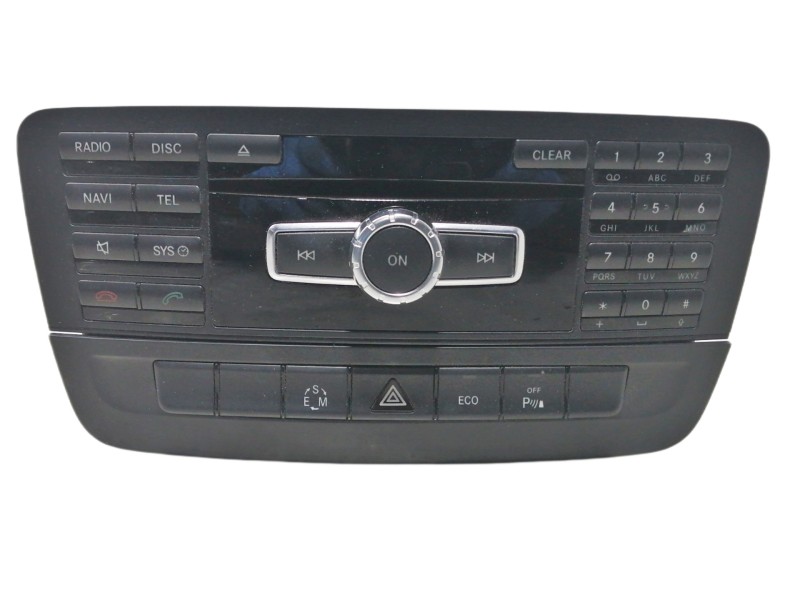 Recambio de sistema audio / radio cd para mercedes-benz clase b (w246) b 180 cdi be (246.200) referencia OEM IAM A2469005707 A24