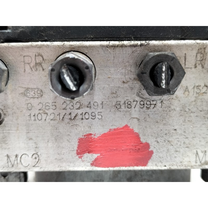 Recambio de abs para fiat fiorino sx furg. referencia OEM IAM 0265232491 51879971 0265801079