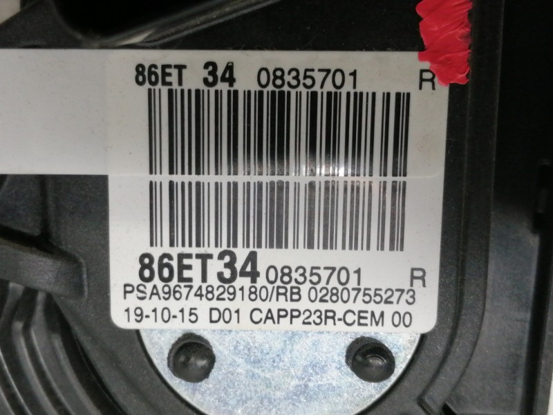 Recambio de potenciometro pedal para peugeot 308 style referencia OEM IAM CAPP23RCEM 028075273 PSA9674829180 86ET340835701R 86ET