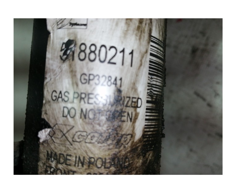 Recambio de amortiguador delantero derecho para fiat fiorino sx furg. referencia OEM IAM 51880211  