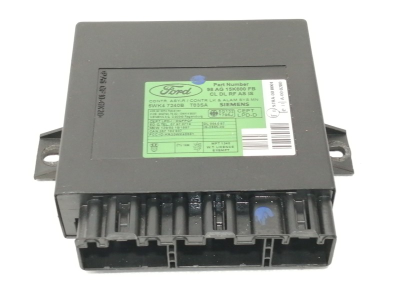 Recambio de centralita check control para ford mondeo berlina (gd) clx referencia OEM IAM 98AG15K600FB  