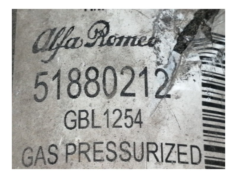 Recambio de amortiguador trasero derecho para fiat fiorino sx furg. referencia OEM IAM 51880212  