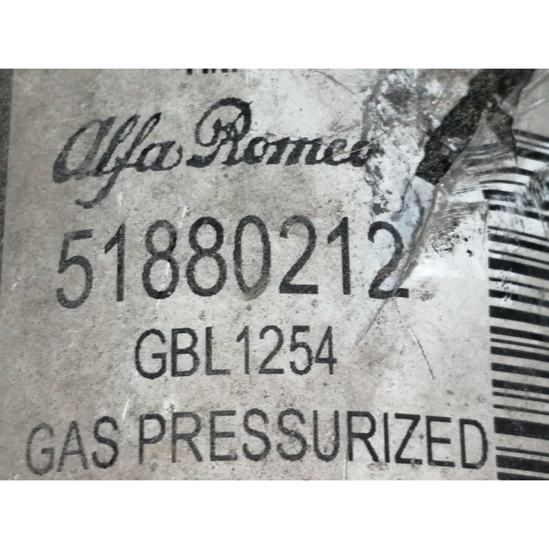 Recambio de amortiguador trasero izquierdo para fiat fiorino sx furg. referencia OEM IAM 51880212  