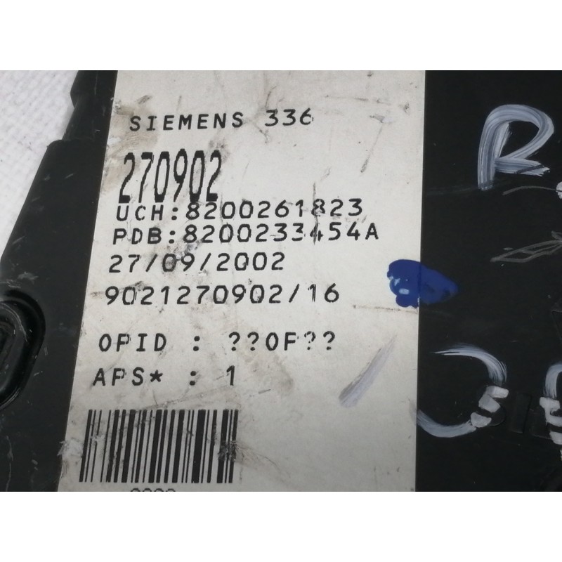 Recambio de caja reles / fusibles para renault megane ii berlina 5p authentique referencia OEM IAM 8200261823  