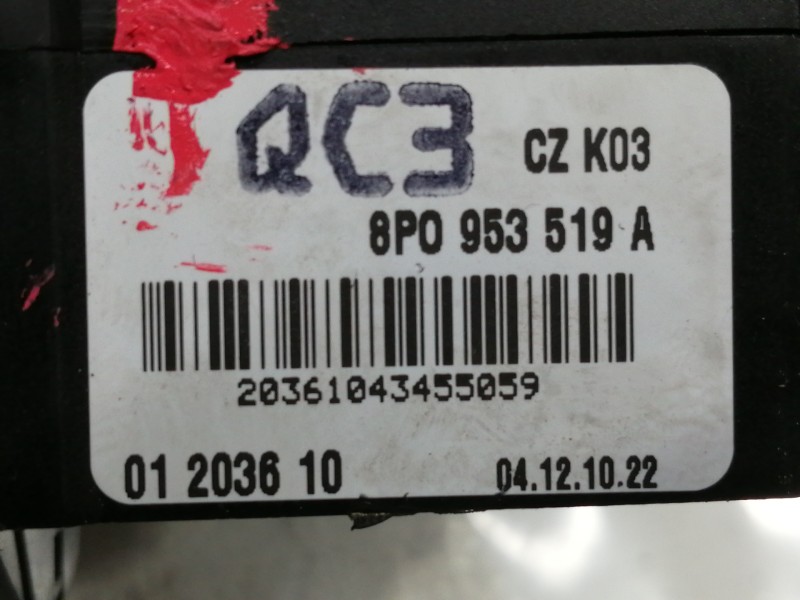 Recambio de mando limpia para audi a3 (8p) 2.0 fsi ambiente referencia OEM IAM 8P0953579  