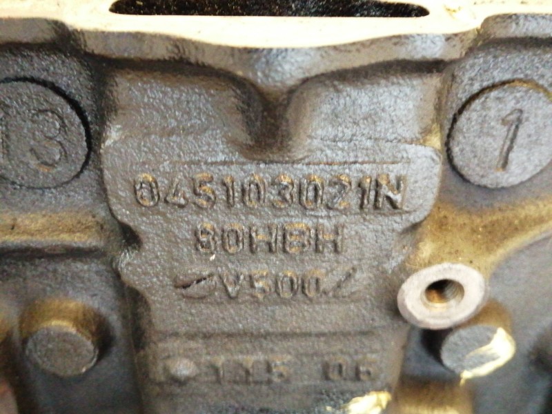 Recambio de bloque para seat ibiza (6l1) reference referencia OEM IAM 045103021N  BLOQUE MOTOR DESNUDO
