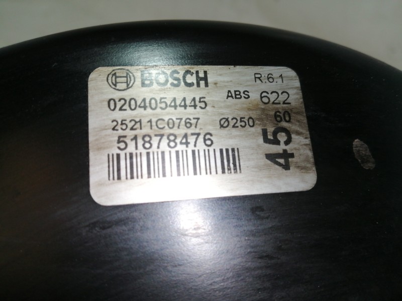 Recambio de servofreno para fiat fiorino sx furg. referencia OEM IAM 0204054445  