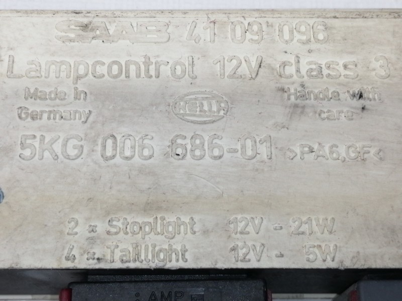Recambio de centralita luces para saab 9000 cd 2.3 cd turbo lpt referencia OEM IAM 4109096  