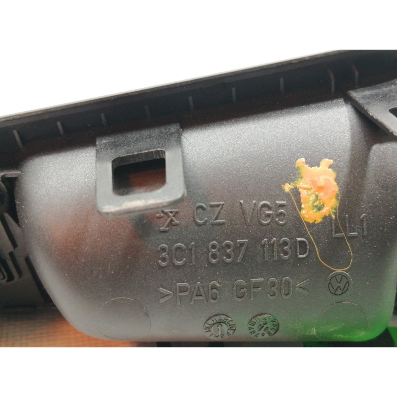 Recambio de maneta interior delantera izquierda para volkswagen passat berlina (3c2) edition referencia OEM IAM 3C1837113D  