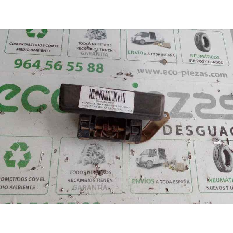 Recambio de maneta exterior delantera derecha para peugeot 205 berlina 1.8 diesel cat referencia OEM IAM   