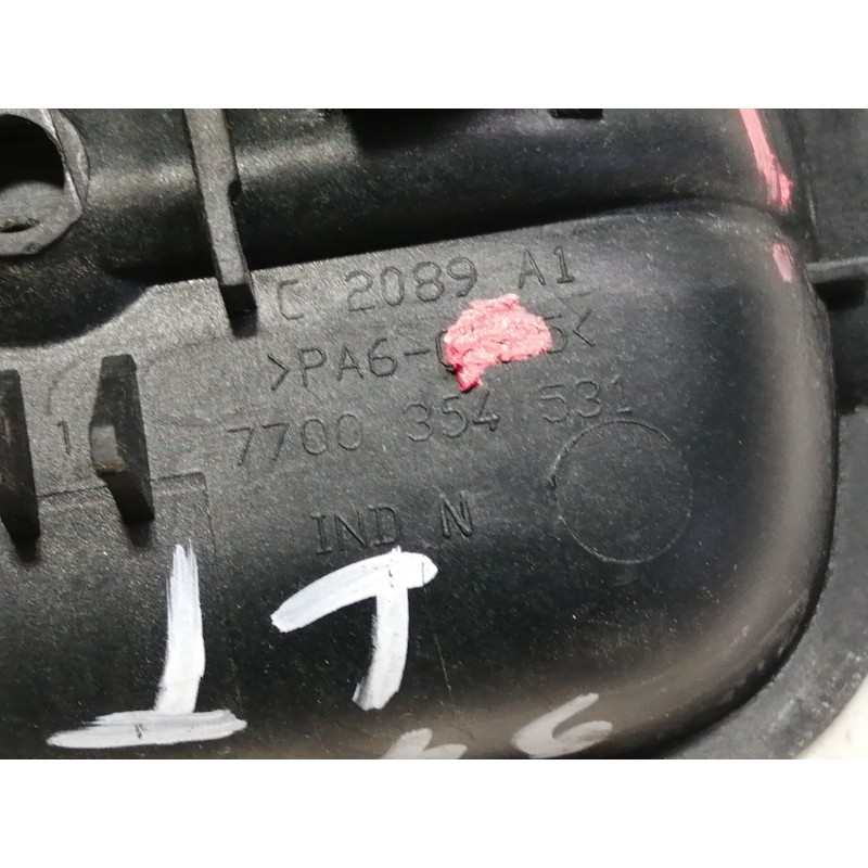 Recambio de maneta interior lateral izquierda para renault kangoo (f/kc0) rte referencia OEM IAM 7700354531  