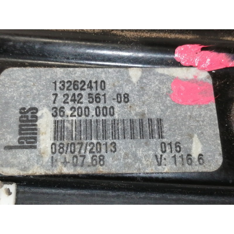 Recambio de elevalunas delantero izquierdo para bmw serie 1 lim. (f20) 116d referencia OEM IAM 724256108  