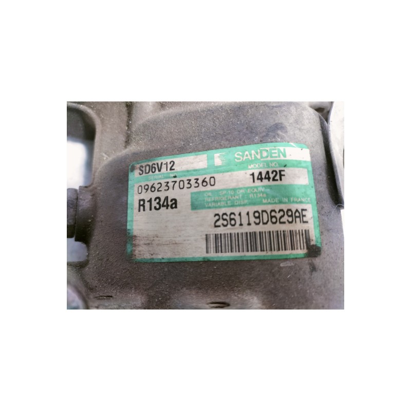 Recambio de compresor aire acondicionado para ford fiesta (cbk) ambiente referencia OEM IAM 2S6119D629AE R134A 1442F 