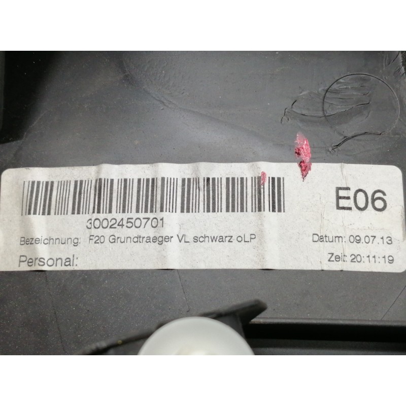 Recambio de guarnecido puerta delantera izquierda para bmw serie 1 lim. (f20) 116d referencia OEM IAM L51417240403  