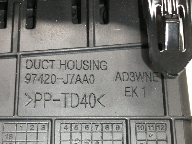 Recambio de rejilla aireadora para kia xceed business referencia OEM IAM 84740J7AA0 97420J7AA0 AD3WNE