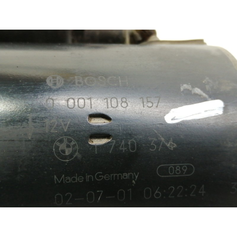Recambio de motor arranque para bmw serie 3 coupe (e46) 2.2 24v cat referencia OEM IAM 0001108157  