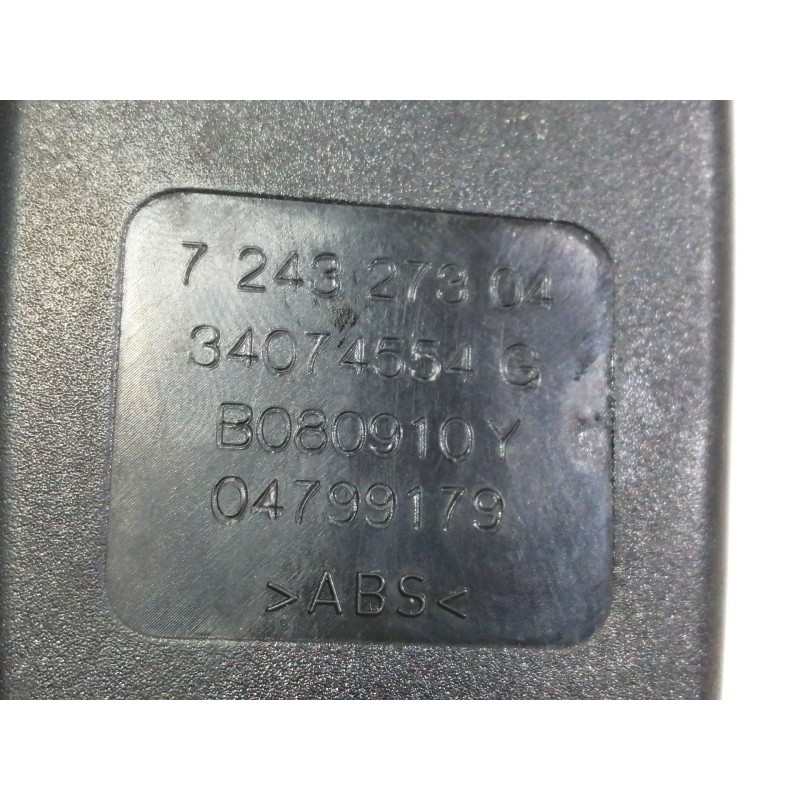 Recambio de enganche cinturon trasero izquierdo para bmw serie 5 lim. (f10) 520d referencia OEM IAM 724327304 34074554G 
