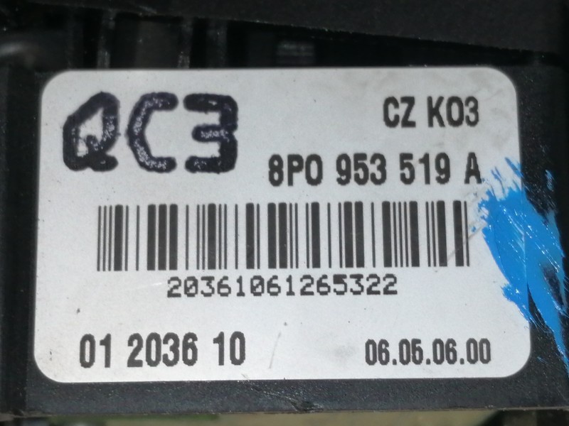 Recambio de mando limpia para audi a3 sportback (8p) 2.0 tdi ambiente referencia OEM IAM 8P0953519A 01203610 