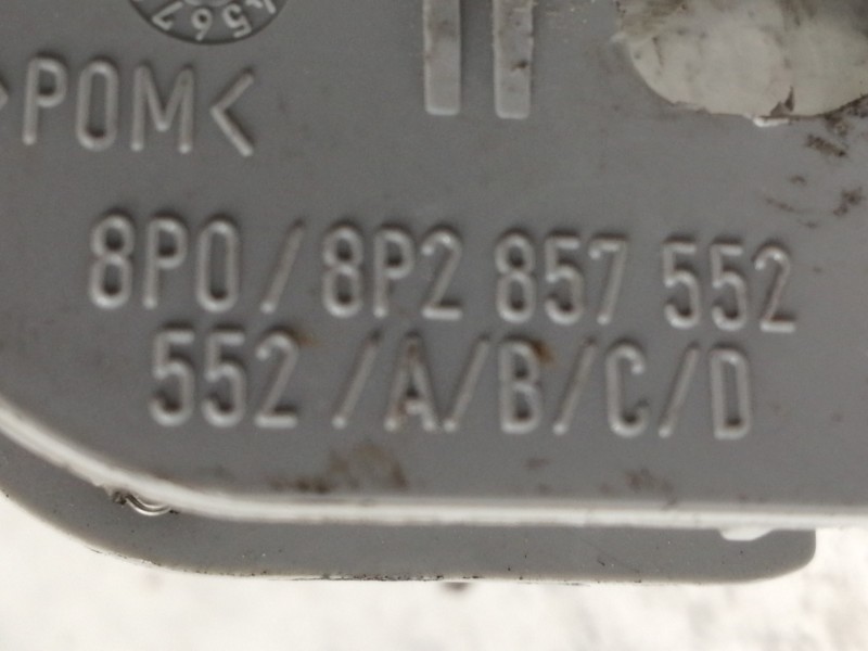 Recambio de parasol derecho para audi a3 sportback (8p) 2.0 tdi ambiente referencia OEM IAM 8P08P2857552  