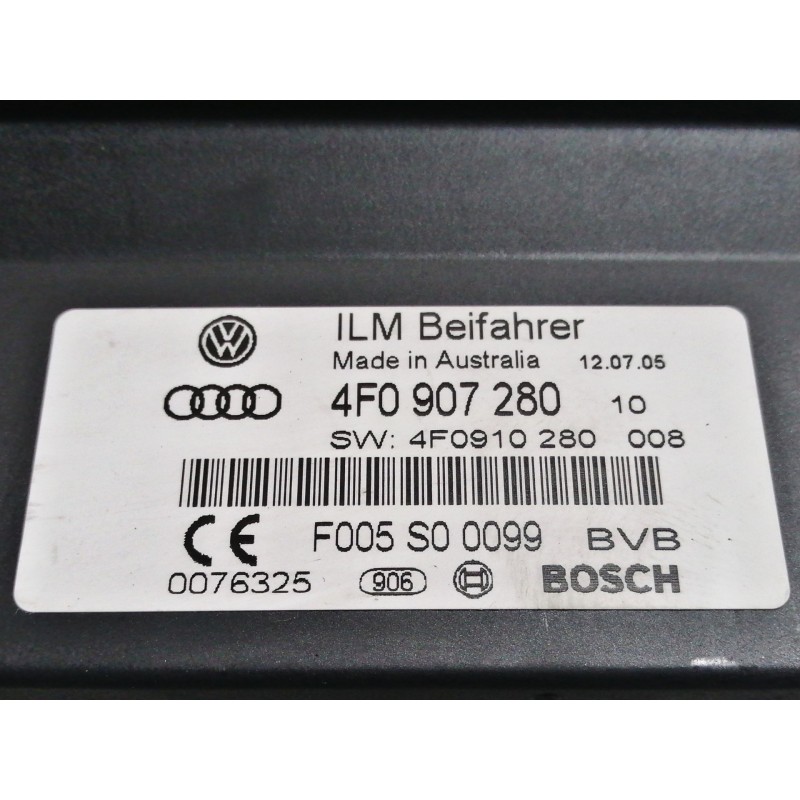 Recambio de modulo electronico para audi a6 berlina (4f2) 2.4 referencia OEM IAM 4F0907280 4F0910280 