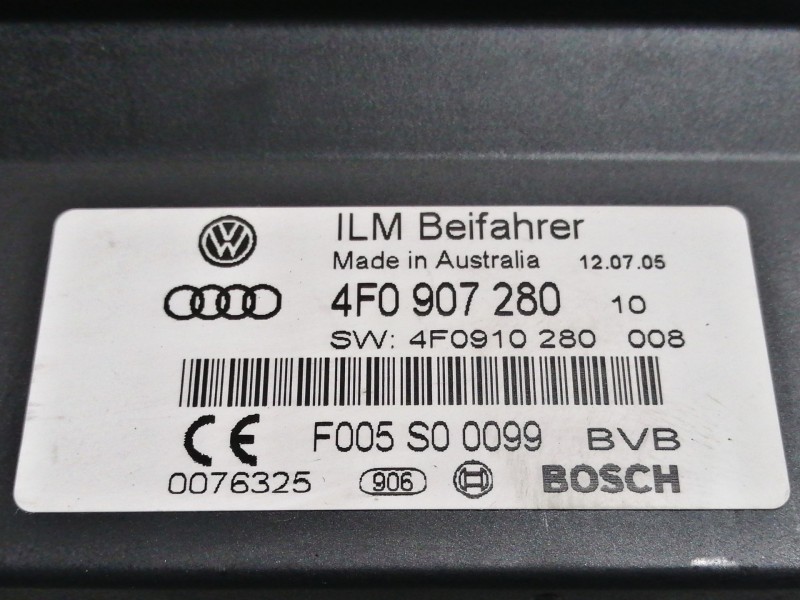 Recambio de modulo electronico para audi a6 berlina (4f2) 2.4 referencia OEM IAM 4F0907280 4F0910280 