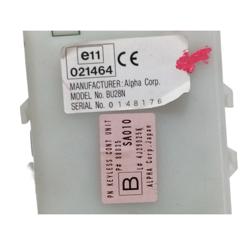 Recambio de modulo electronico para subaru forester s11 (sg) 2.0 xt turbo referencia OEM IAM BU28N00000 88035 BU28N MODULO CIERR