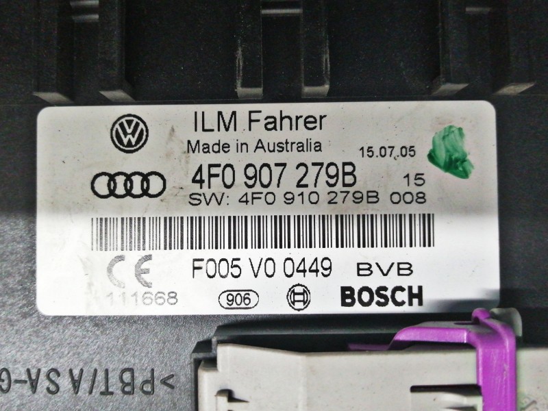 Recambio de modulo electronico para audi a6 berlina (4f2) 2.4 referencia OEM IAM 4F0907279B  