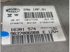 Recambio de centralita motor uce para peugeot 206 berlina xs referencia OEM IAM 9637086980 16301574  2